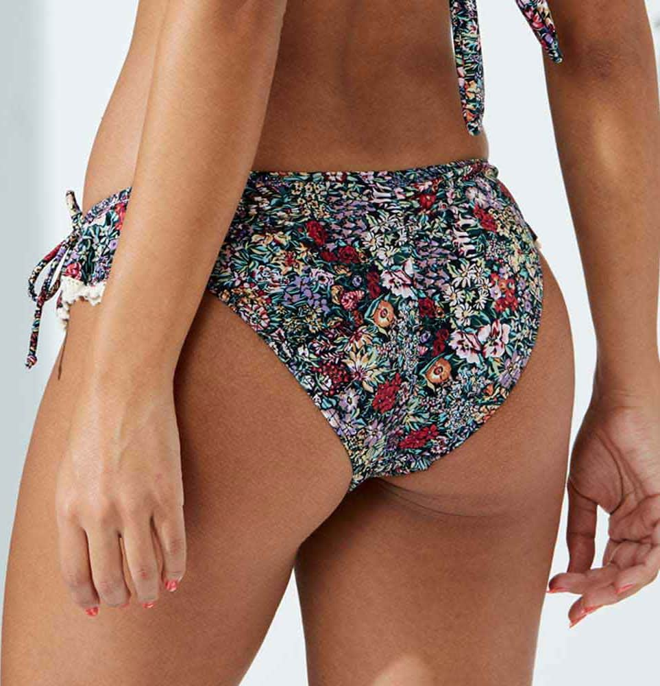 Holly Land 116P Women Flowered pantaleta/boxer/bikini ROPA DE PLAYA