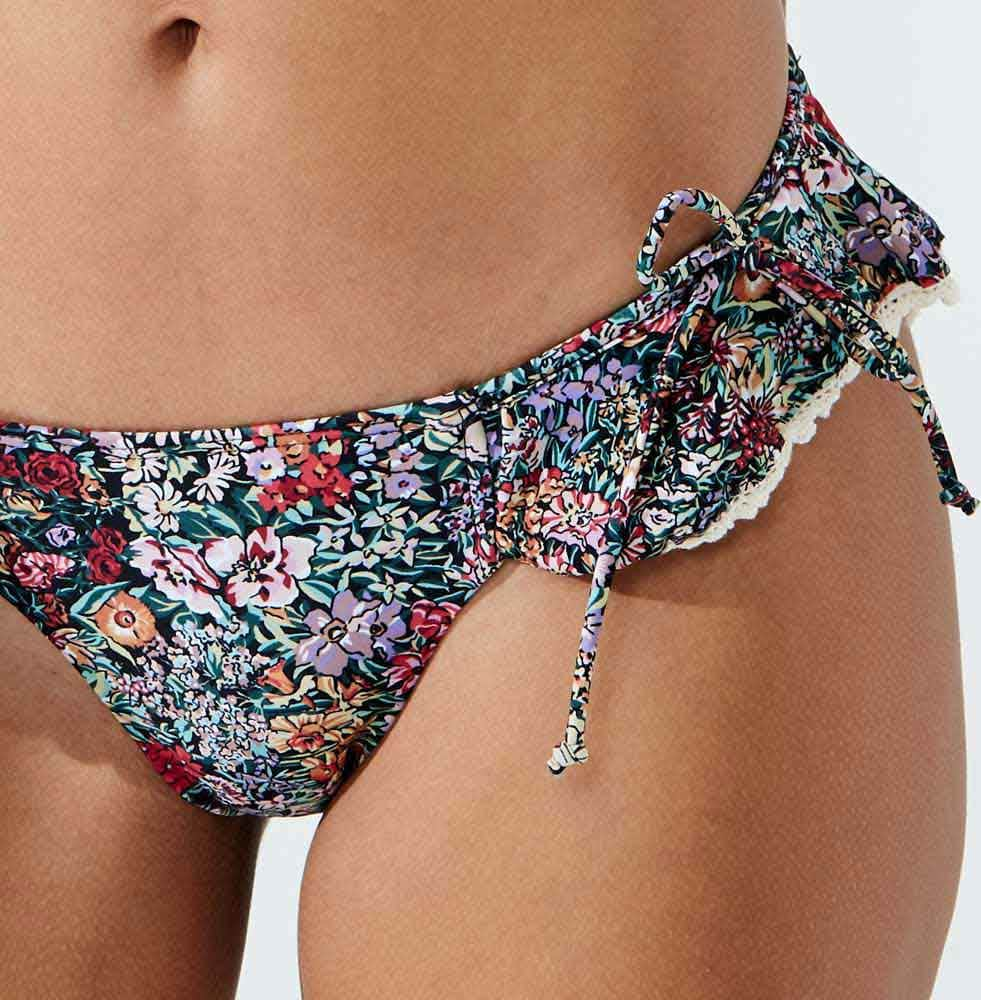 Holly Land 116P Women Flowered pantaleta/boxer/bikini ROPA DE PLAYA