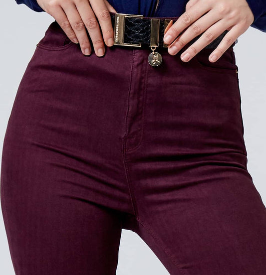 Atmosphere Dnm 062A Women Wine jeans casual