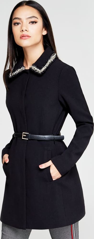 Paris Hilton W376 Women Black coat
