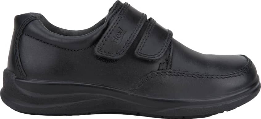 Flexi 2103 Boys' Black Shoes Leather - Beef Leather