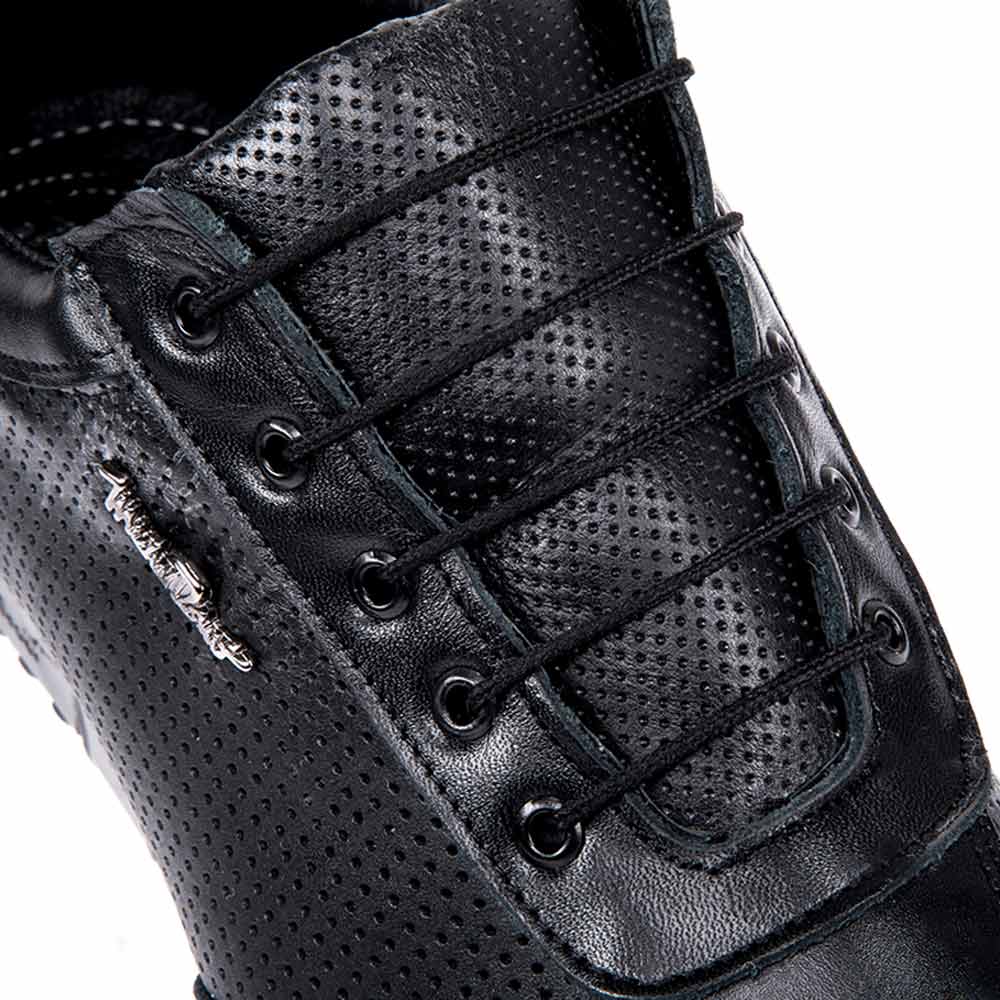 Michel Domit 9101 Men Black Shoes Leather