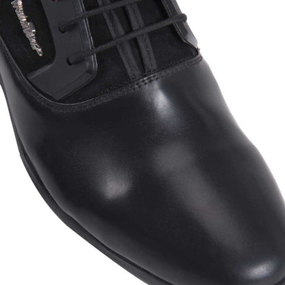 Michel Domit 4201 Men Black Shoes Leather