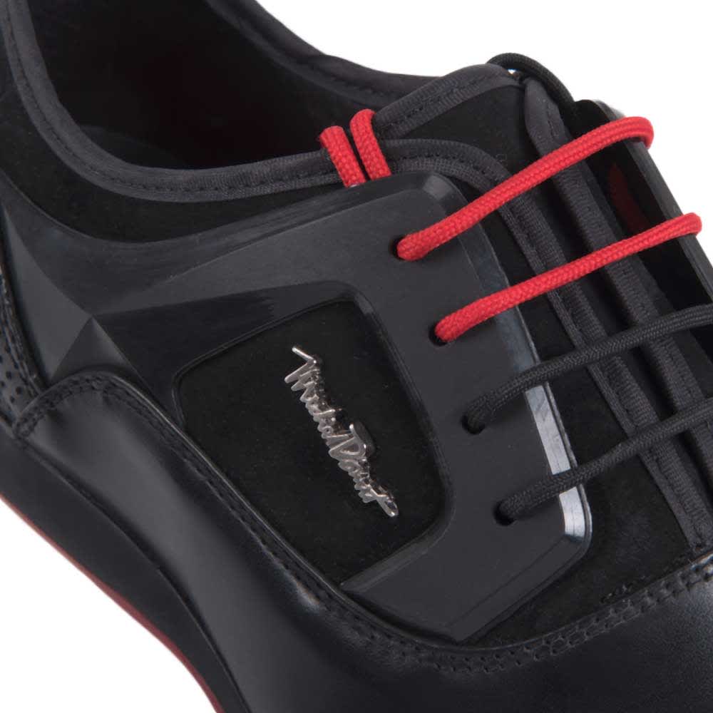 Michel Domit 4201 Men Black Shoes Leather