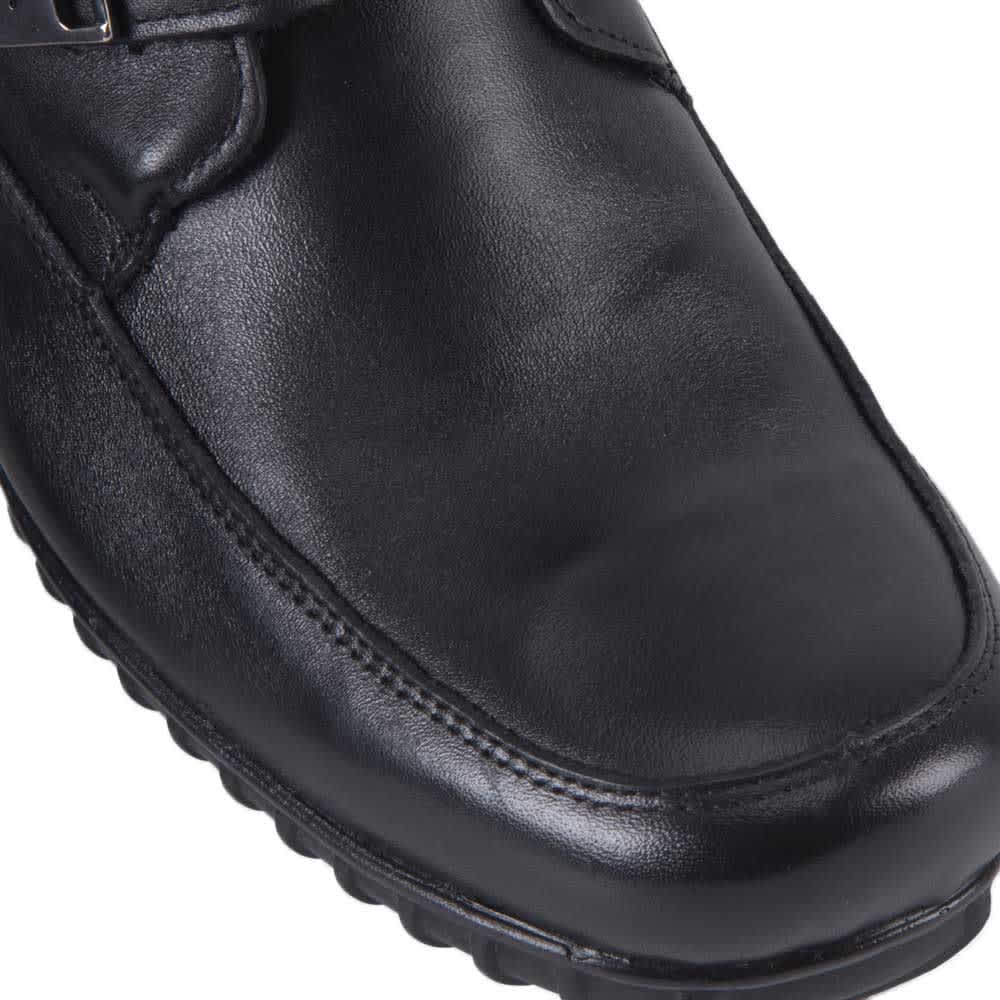 Michel Domit 6V01 Men Black Boots Leather