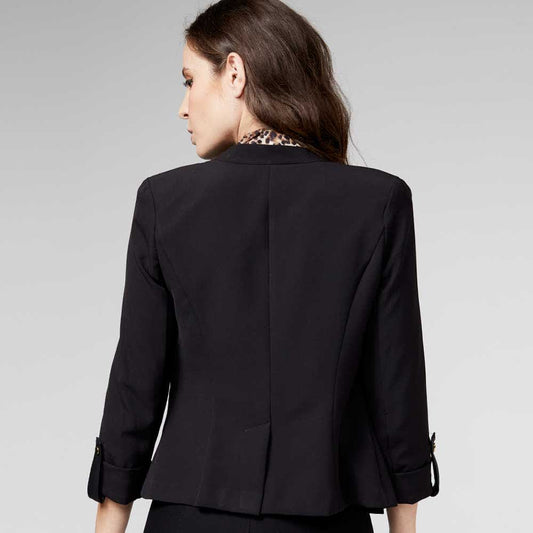 Paris Hilton SLAU Women Black suit jacket