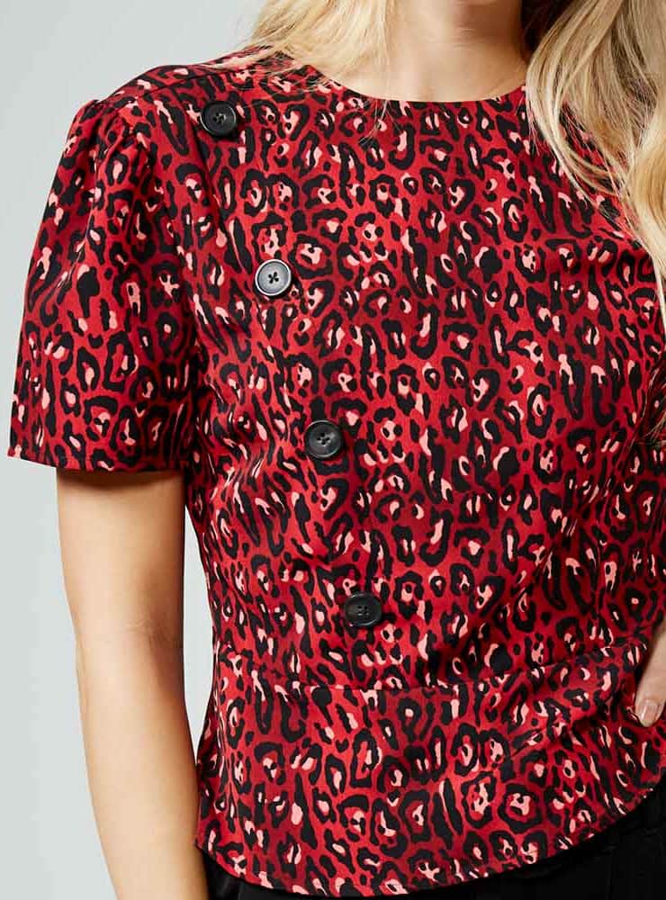 Holly Land AS34 Women Red Blouse