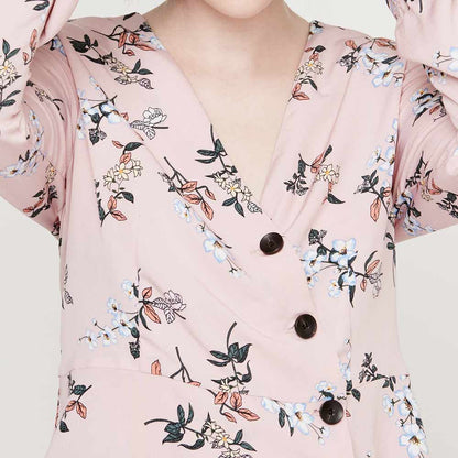 Holly Land AS33 Women Pale Pink Blouse