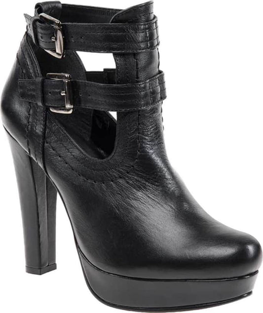 Seducta 9082 Women Black Booties Leather - Beef Leather