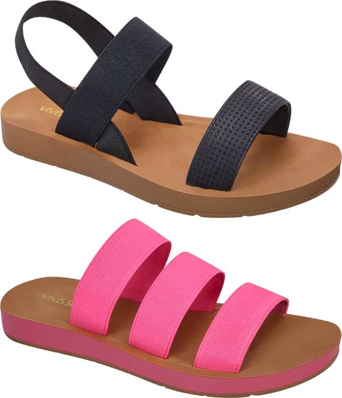 Vivis Shoes Kids SY3B Girls' Multicolor 2 pairs kit Sandals