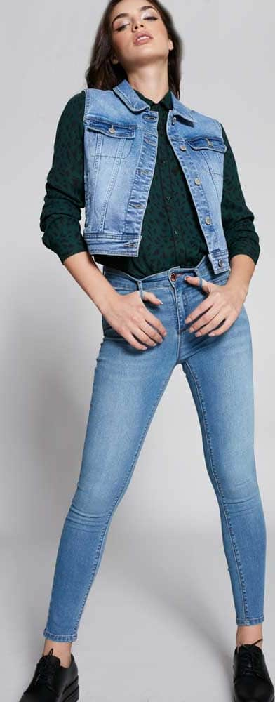 Atmosphere Dnm 8573 Women Gray jeans casual