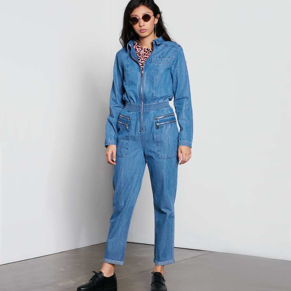 Holly Land 2408 Women Blue coverall/jumper