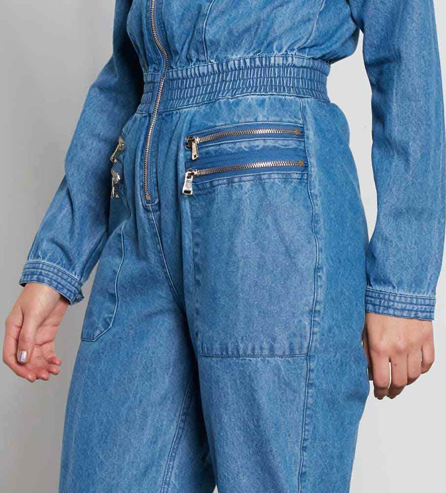 Holly Land 2408 Women Blue coverall/jumper
