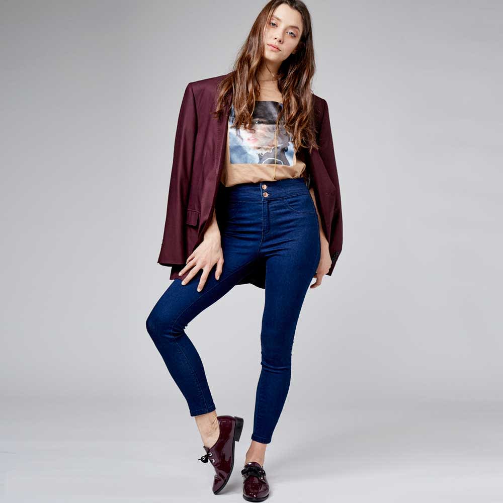 Atmosphere Dnm 1172 Women Indigo jeans casual