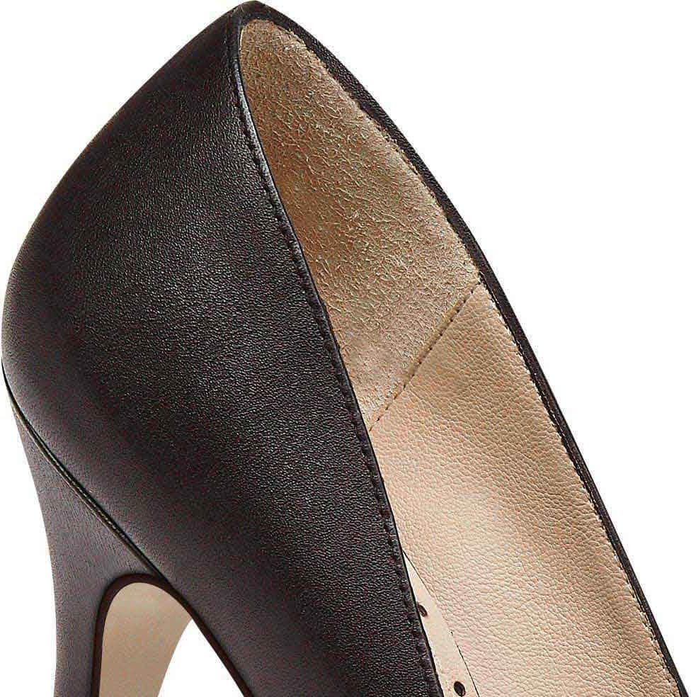 Schatz A135 Women Black Heels Leather