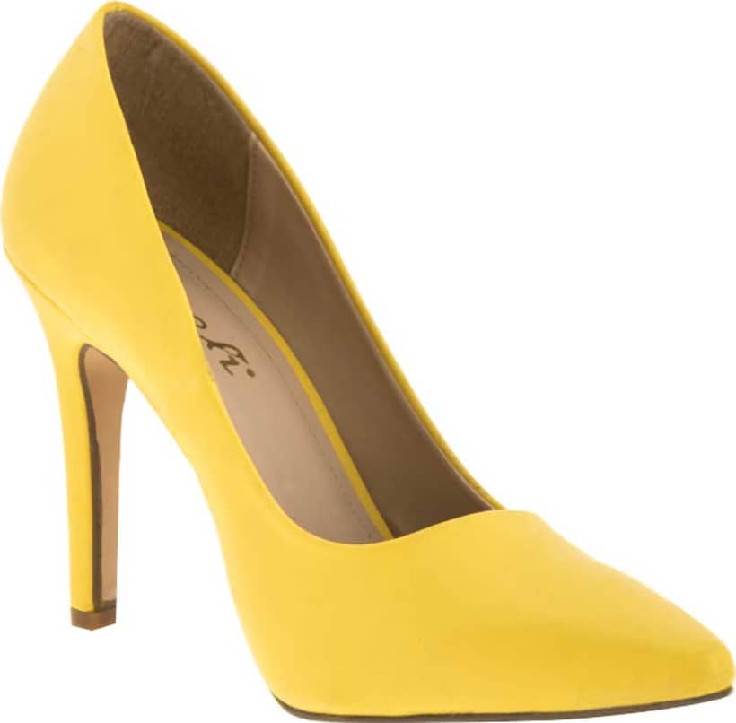 Yaeli 2201 Women Yellow Heels