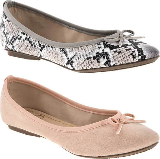 Pink By Price Shoes 956 Women Multicolor 2 pairs kit ballet flat / flats