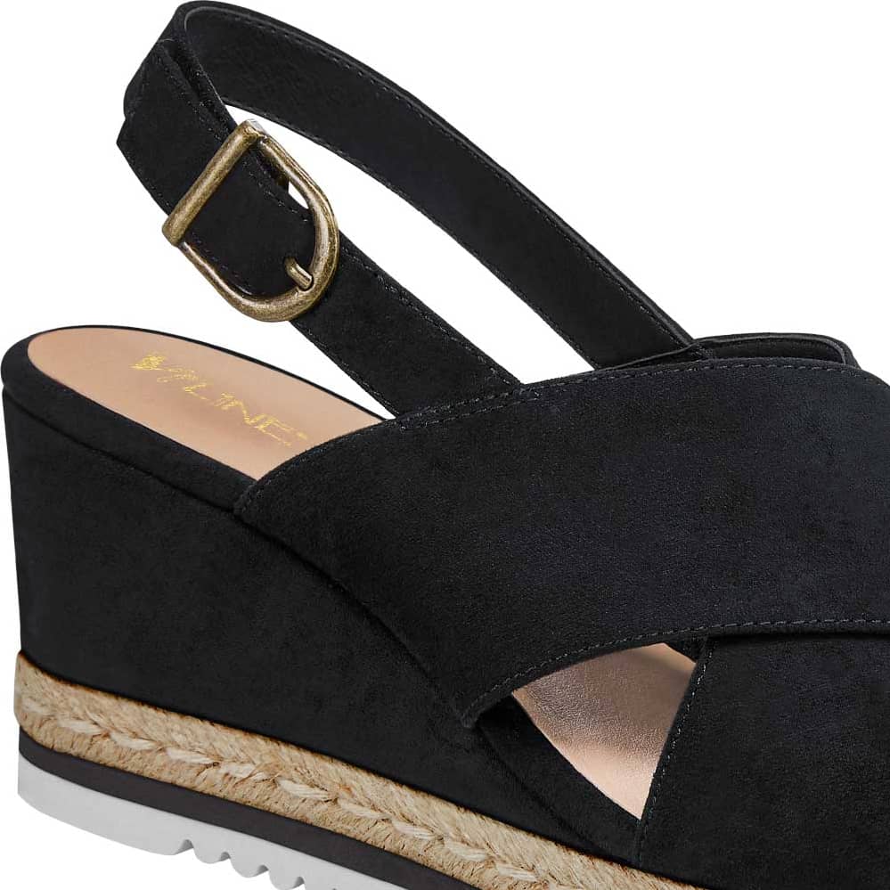 Vi Line 1523 Women Black Sandals