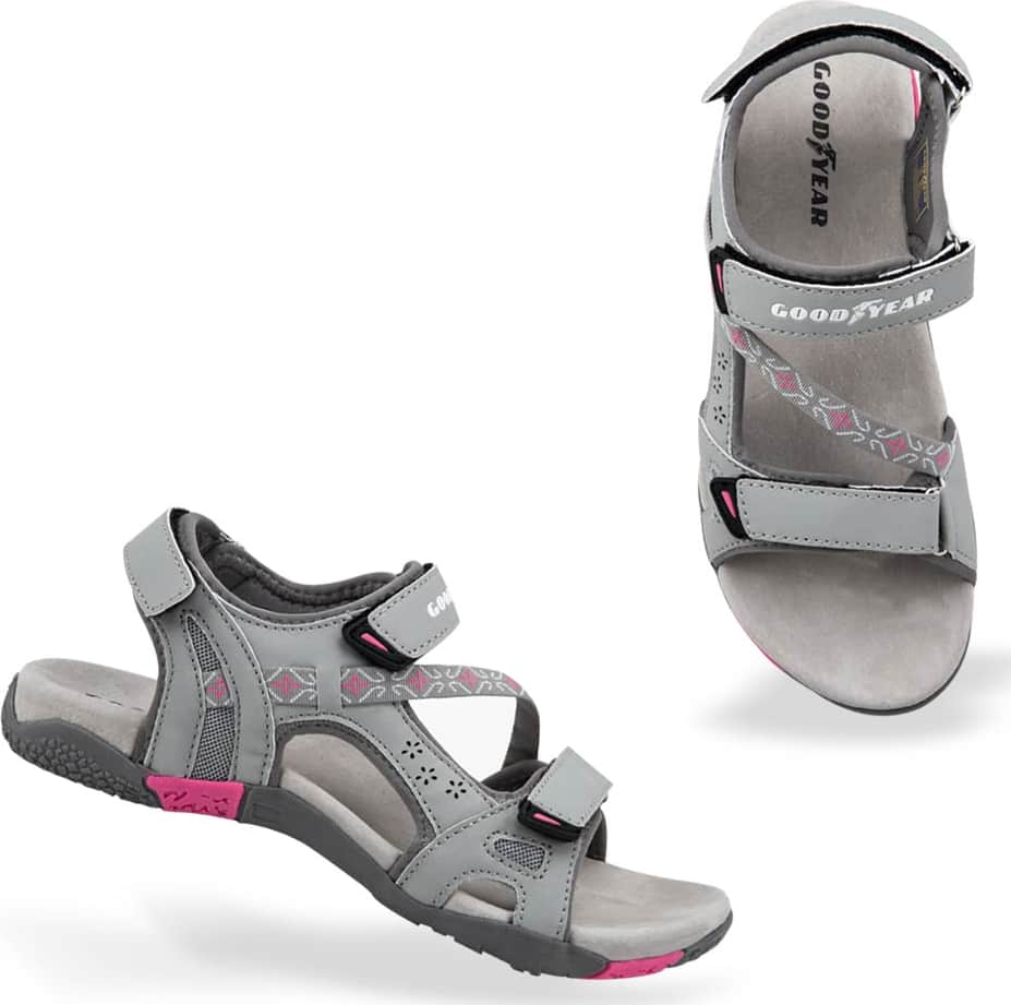 Goodyear 3764 Women Gray Sandals