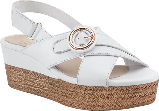 Flexi 3101 Women White Sandals Leather - Beef Leather