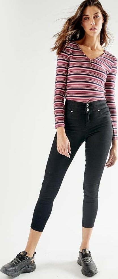 Atmosphere Dnm 1173 Women Black jeans casual