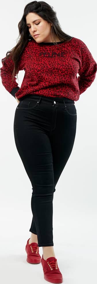 Atmosphere Dnm 0344 Women Black jeans EXTRAS/TALLAS ESPECIALES