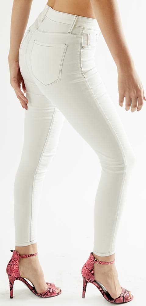 Atmosphere Dnm 0344 Women White jeans EXTRAS/TALLAS ESPECIALES