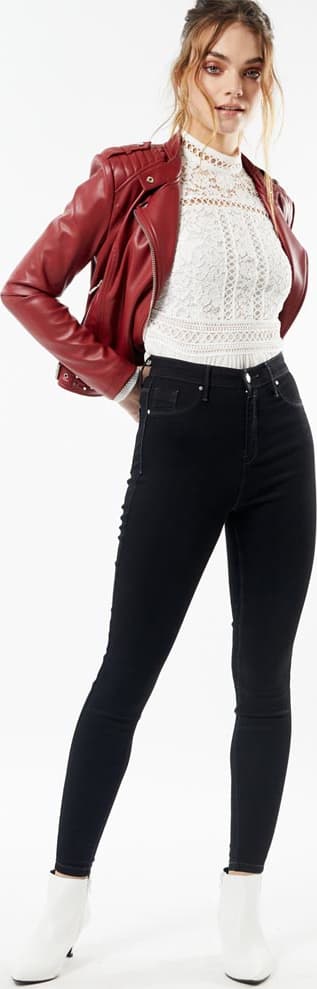 Atmosphere Dnm 0344 Women Black jeans casual