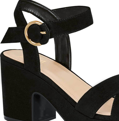 Sao Paulo 9408 Women Black Sandals