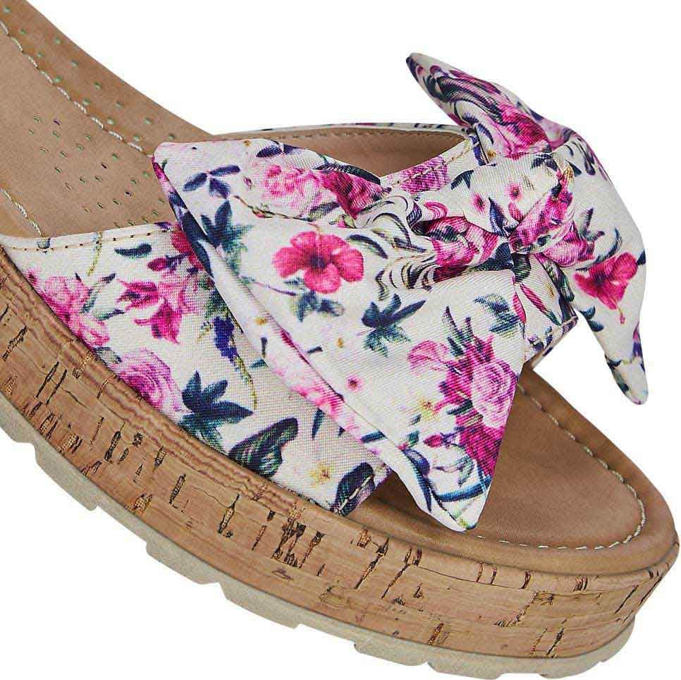 Vi Line 2085 Women Flowered Sandals