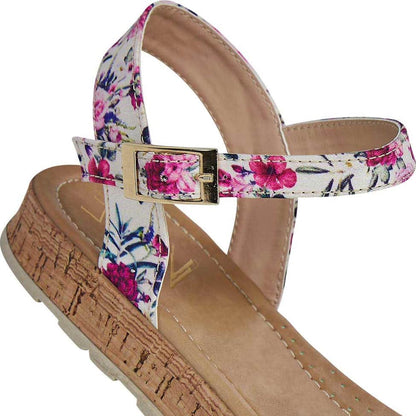 Vi Line 2085 Women Flowered Sandals