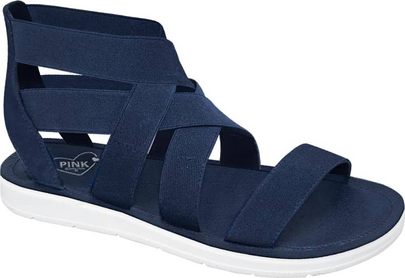 Pink By Price Shoes 4801 Women Navy Blue Sandals