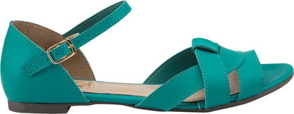 Pink By Price Shoes 2914 Women Jade Green Sandals