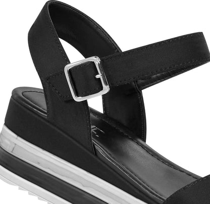 Vi Line 1577 Women Black Sandals