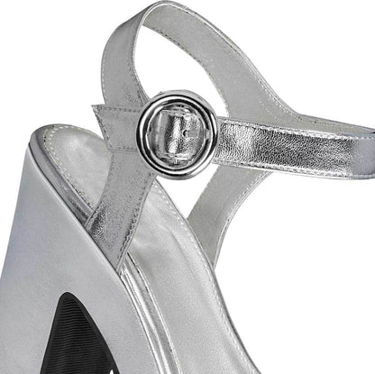 Molto Bello 1157 Women Silver Sandals