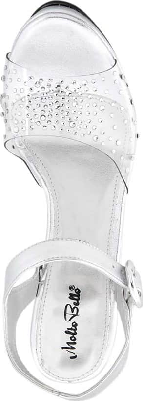 Molto Bello 1157 Women Silver Sandals