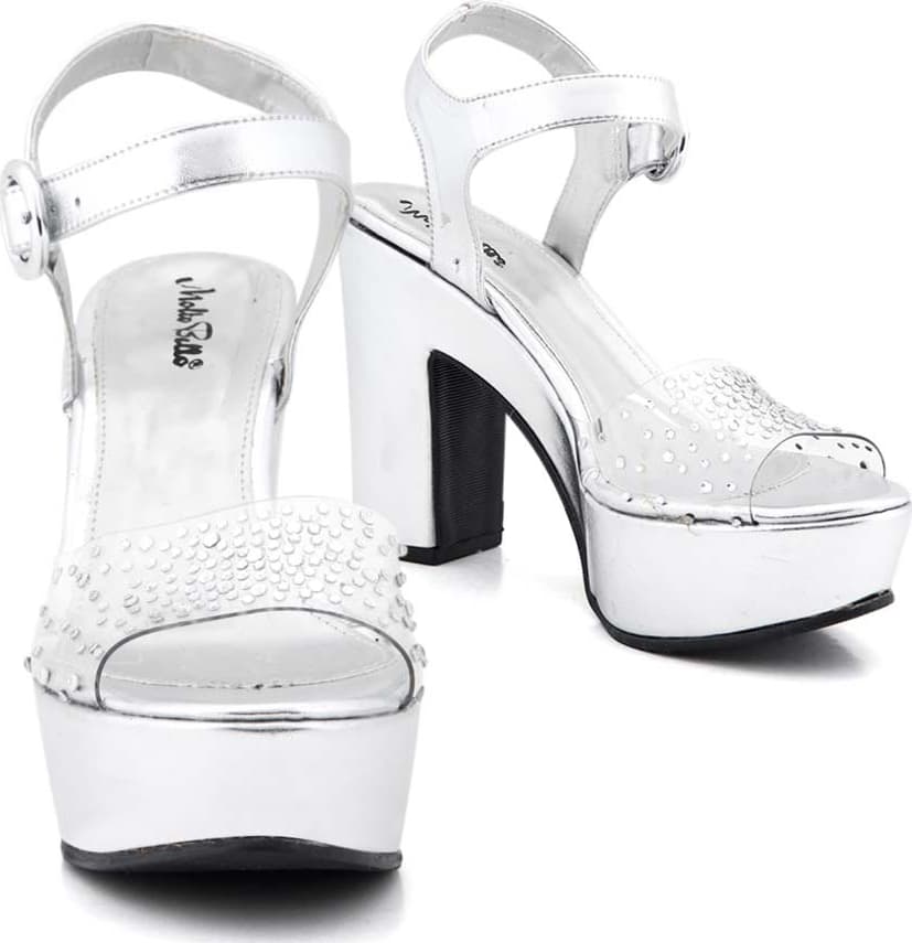 Molto Bello 1157 Women Silver Sandals