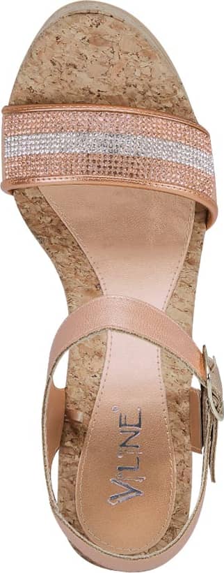 Vi Line 1563 Women Rosegold Sandals