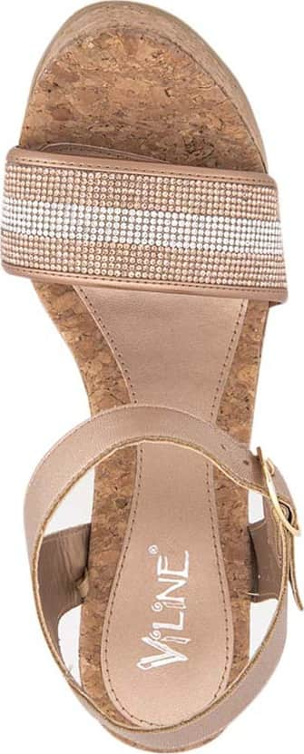 Vi Line 1563 Women Rosegold Sandals