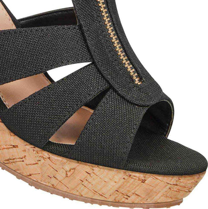 Vi Line 4032 Women Black Sandals