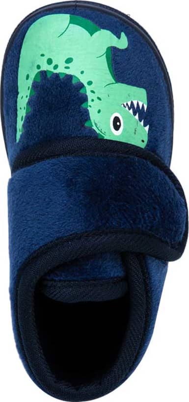 Schatz Kids 0035 Boys' Navy Blue Slippers