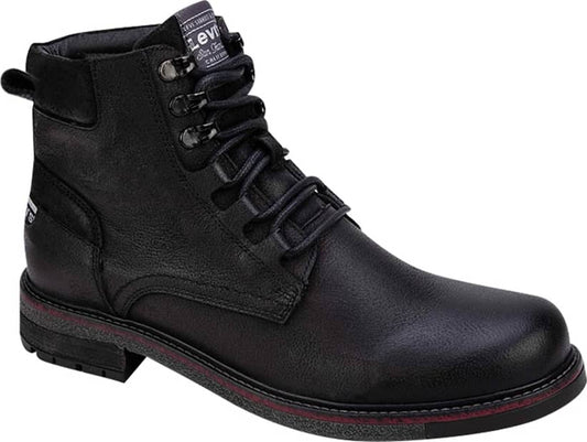Levi's 9023 Men Black Boots Leather - Beef Leather