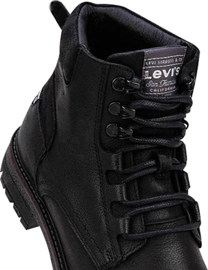 Levi's 9023 Men Black Boots Leather - Beef Leather