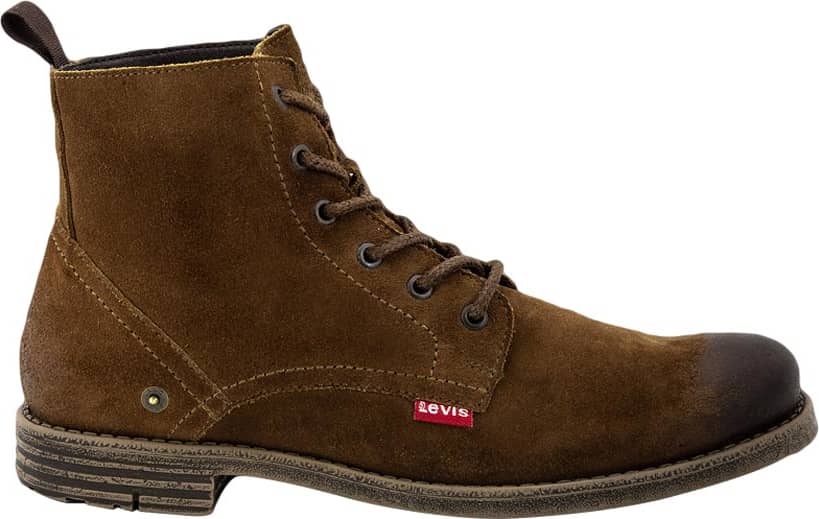 Levi's 0422 Men Brown Booties Leather - Beef Leather