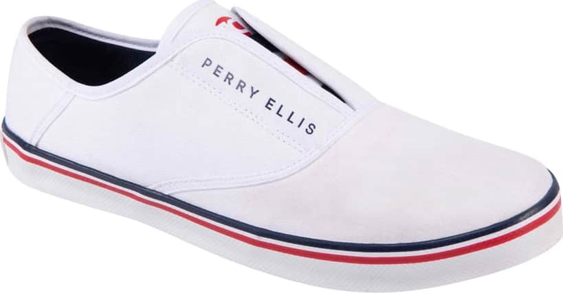Perry Ellis 5493 Men White urban Sneakers