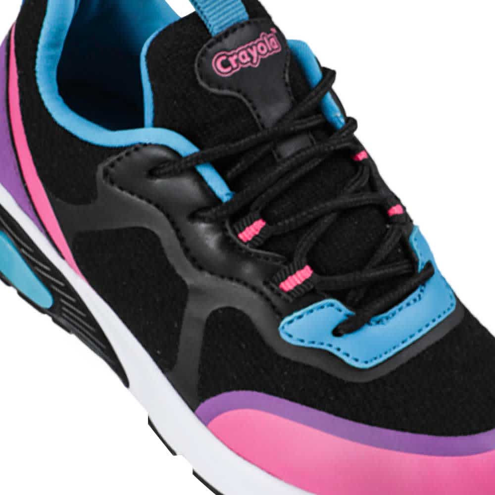 Crayola 0832 Girls' Black urban Sneakers