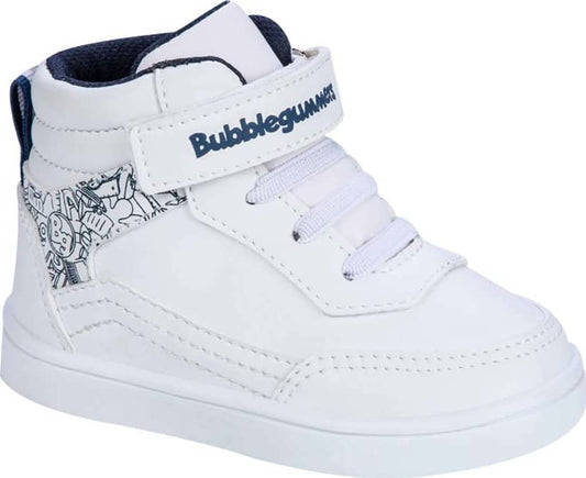 Bubble Gummers JUCA Boys' White Sneakers