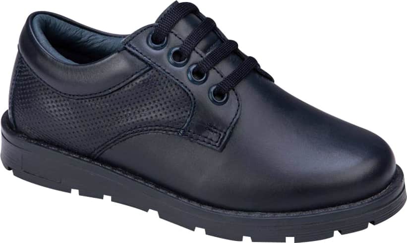 Kafe 962B Boys' Navy Blue Shoes Leather - Beef Leather