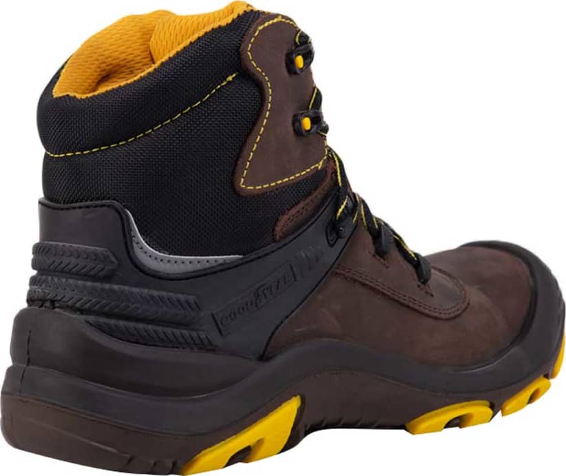 Goodyear Y316 Men Black Boots Leather - Beef Leather