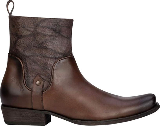 Jc Mc Coy 1682 Men Chocolate Cowboy Mid-calf boots Leather - Beef Leather